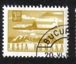 Stamps Romania -  Postal y transporte