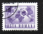 Stamps Romania -  Postal y transporte