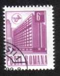 Stamps Romania -  Postal y transporte