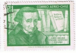 Stamps Chile -  Juan I. Molina  primer Científico Chileno