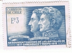 Stamps : America : Chile :  Sesquicentenario de la Batalla de Chacabuco y Maipu
