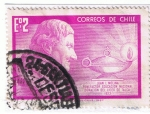 Stamps : America : Chile :  Juan I. Molina  primer Científico Chileno