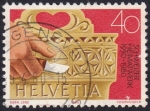 Stamps Switzerland -  tallado en madera