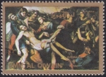 Stamps United Arab Emirates -  El entierro de Cristo
