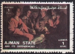 Stamps United Arab Emirates -  Adoración de los pastores