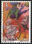 Stamps Spain -  Circo - Tropa Silis