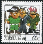 Stamps Australia -  Fuerzas Armadas