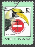 Stamps : Asia : Vietnam :  864 - Calao Bicorne
