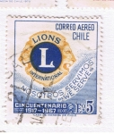 Stamps : America : Chile :  Lions  Cincuentenario 1917 - 1967