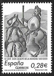 Stamps Spain -  IV Cent. Don Quijote de la Mancha