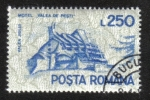 Stamps Romania -  Hoteles, Motel Valea de Pești, Jiu Valley