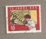Sellos de Europa - Alemania -  15 años de la DDR Alemania