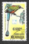 Stamps Nicaragua -  C1174 - Momoto Cejiazul
