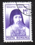 Stamps Romania -  Aniversarios culturales 1974, obispo Dosoftei (1624-1693) Metropolitano