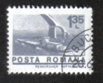 Stamps Romania -  Definitivos - Barcos, remolcador del Danubio 