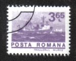 Sellos de Europa - Rumania -  Definitivos - Barcos, 
