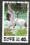 Stamps North Korea -  2974 - Grulla de Manchuria