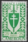 Sellos de Africa - Camern -  Francia libre