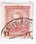 Stamps : America : Chile :  Francisco A. Pinto