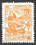 Stamps Yugoslavia -  345 - Pescador