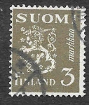 Stamps Finland -  175 - León Rampante