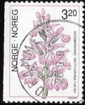 Sellos de Europa - Noruega -  flores