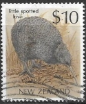 Stamps New Zealand -  Aves