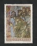 Sellos de Europa - Yugoslavia -  1217 - Fresco Los Apóstoles