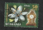 Sellos de Europa - Rumania -  5693 - Flores y relojes en el Museo del Reloj