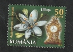 Stamps Romania -  5693 - Flores y relojes en el Museo del Reloj