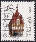 Stamps Germany -  500 años ayuntamiento Michelstadt