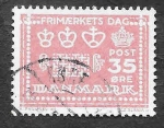Stamps : Europe : Denmark :  413 - XXV Aniversario del Día del Sello