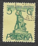 Stamps Poland -  668 - Monumento de la Sirena