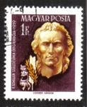 Stamps Hungary -  Haydn and Schiller