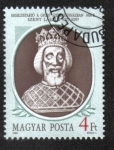 Stamps Hungary -  Reyes de Hungría (1986-88), St. László (1077-1095)