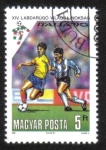 Stamps Hungary -  FIFA World Cup 1990 - Italy