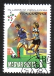 Stamps Hungary -  FIFA World Cup 1990 - Italy