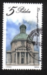 Stamps Poland -  Edificios religiosos, Iglesia protestante, Varsovia