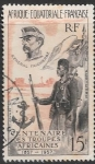 Stamps France -  milicia indígena