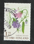 Stamps Finland -  1870 - flora, lathyrus odoratus, guisante de olor