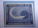 Stamps ONU -  Usos Pacificos  de Espacios Extraatmosferico - Símbolo de la Paz 