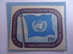 Stamps ONU -  Bandera - Símbolo de UN - ONU Nueva York- Serie: Airmail..