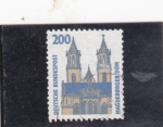 Stamps Germany -  CATEDRAL DE MAGDEBURGO 