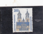 Sellos de Europa - Alemania -  CATEDRAL DE MAGDEBURGO 