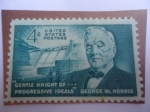 Stamps United States -  Senador George W. Narris of Nebraska (1861-1944) - 