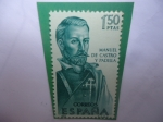 Stamps Spain -  Ed:1754 - Manuel de Castro y Padilla (1573-1622) - Serie: Exploradores y Colonizadores de América.