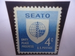 Stamps United States -  SEATO-Progreso de la Paz de la Unidad.