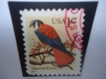 Stamps United States -  American Kestrel (Falco Sparverius)