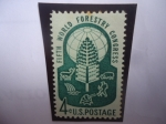 Stamps United States -  Fifth World Forestry Congress