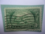 Stamps United States -  American Bankers Association - Asociación Américana de Banqueros - Moneda que símboliza el servicio 